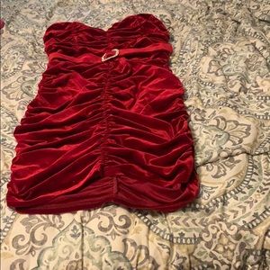 Own The Night Velvet Midi Dress